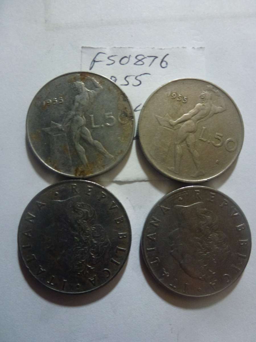 1955 Italy 50 lira