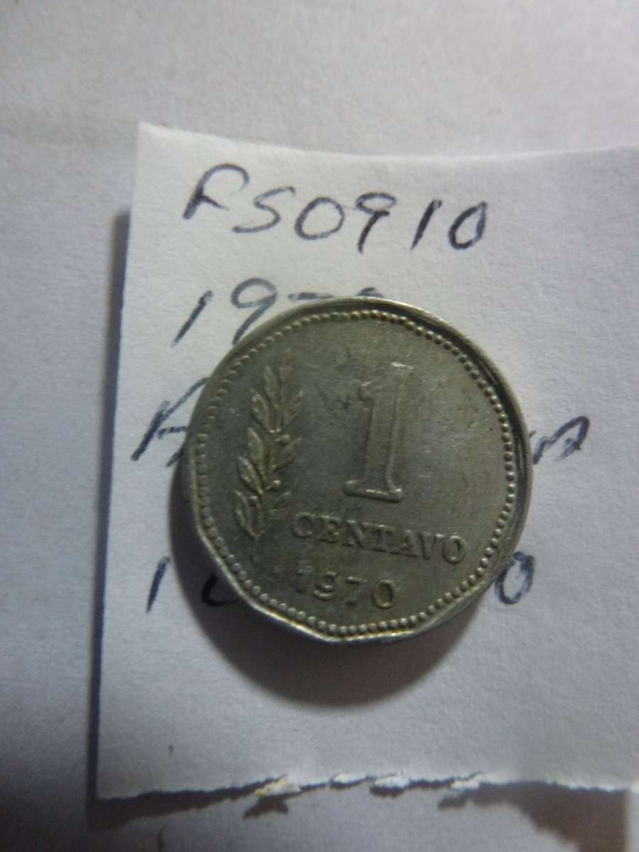 1970 Argentina 1 centavos