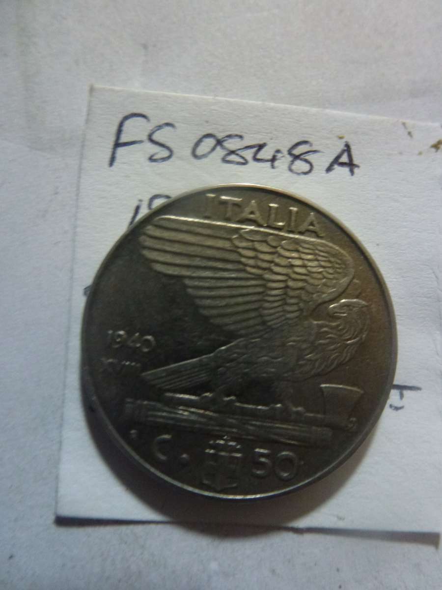 1940 Italy 50 centesimi