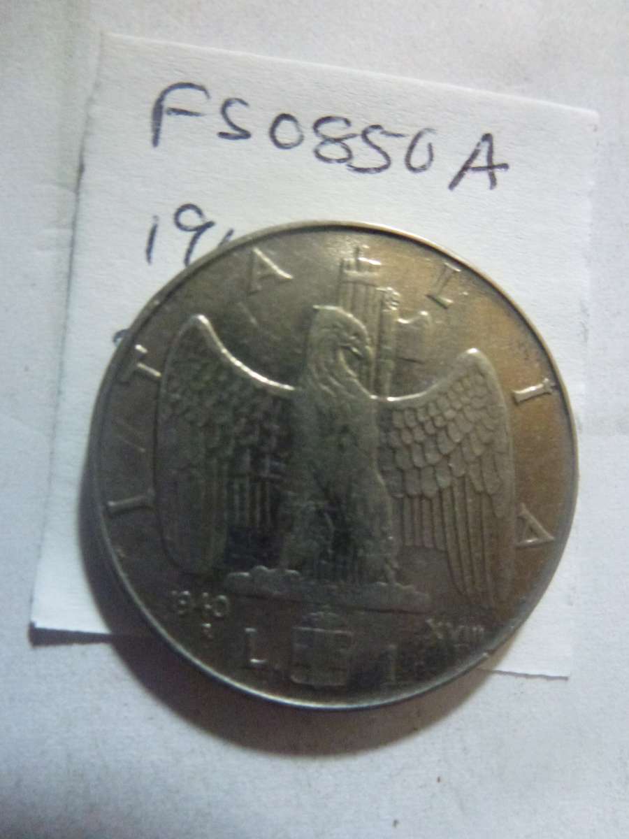 1940 Italy 1 lira