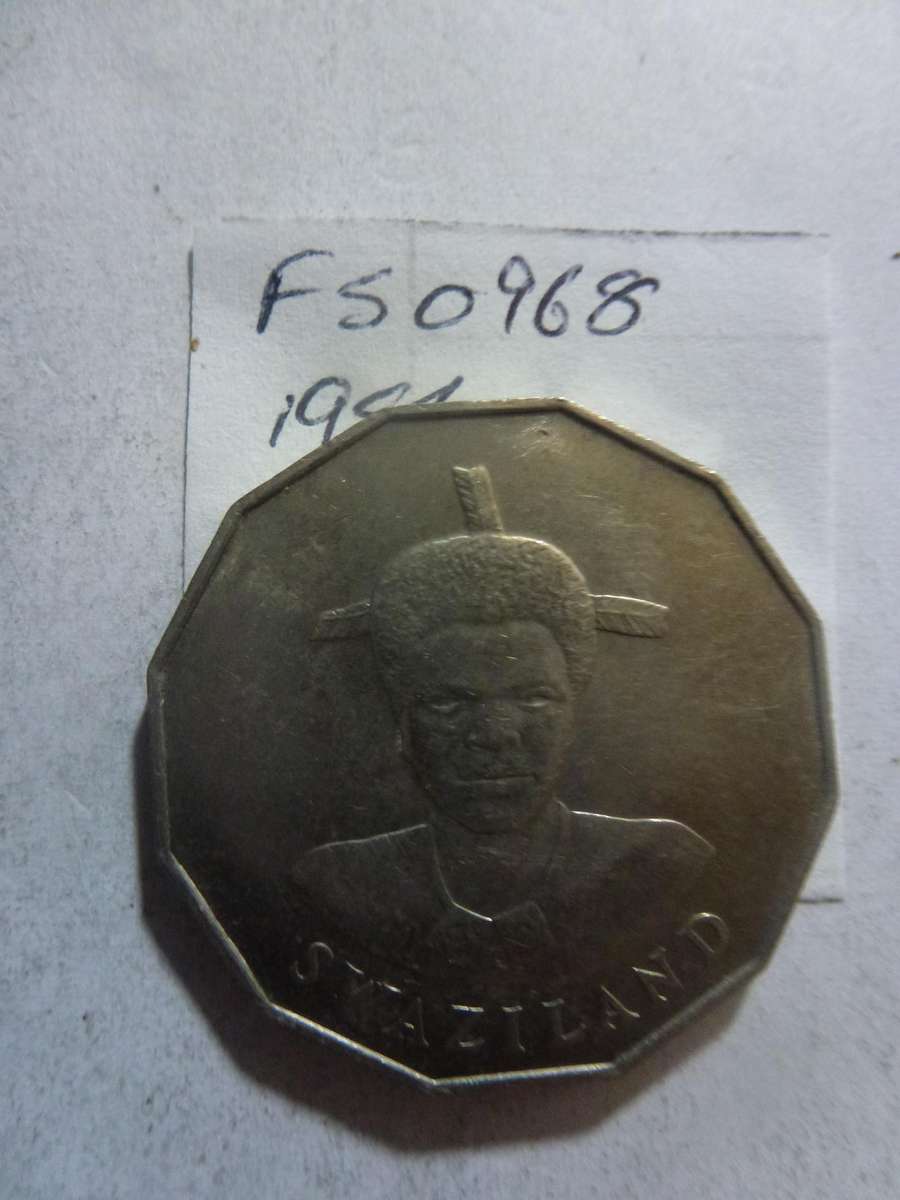 1986 Swaziland 50 cent