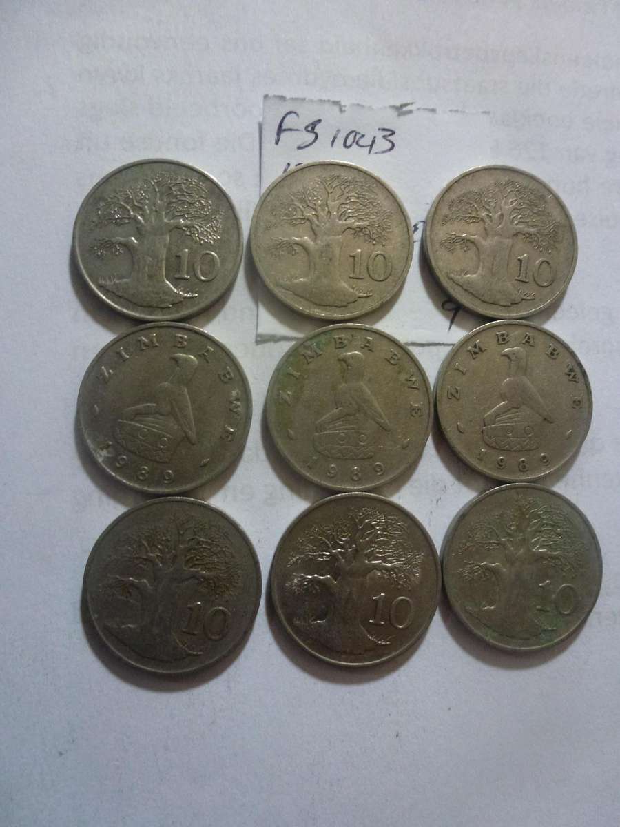 1989 Zimbabwe 10 cent