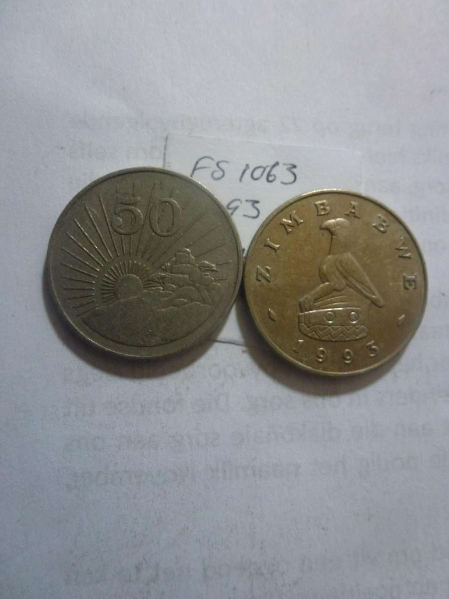 1993 Zimbabwe 50 cent