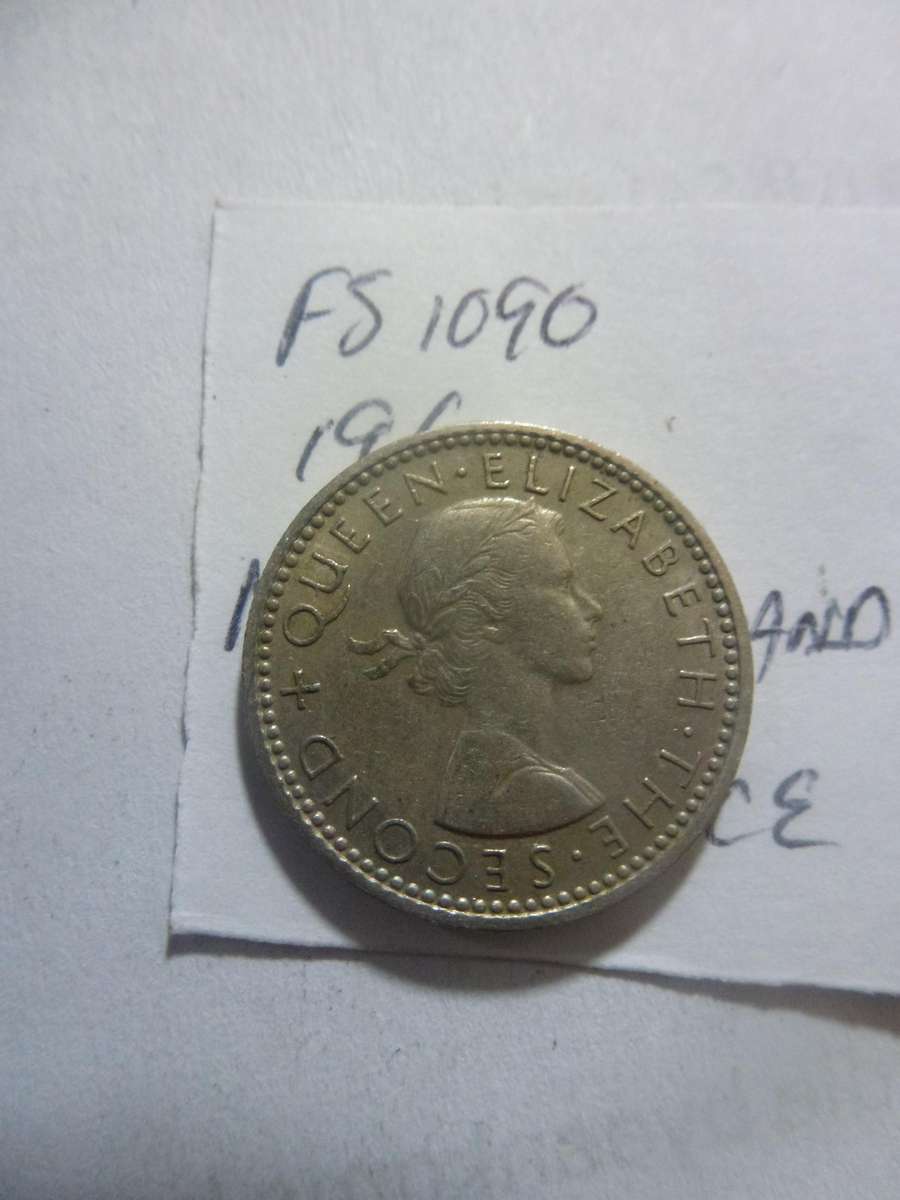 1964 New Zealand 6 pence