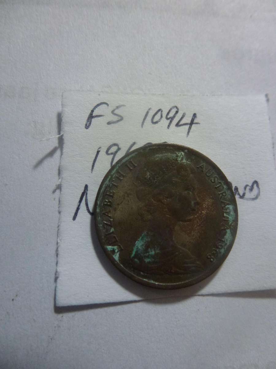 1968 New Zealand 5 cent
