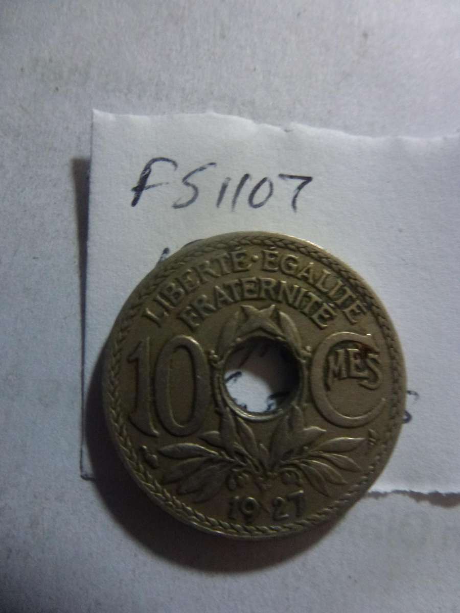 1927 France 10 centimes