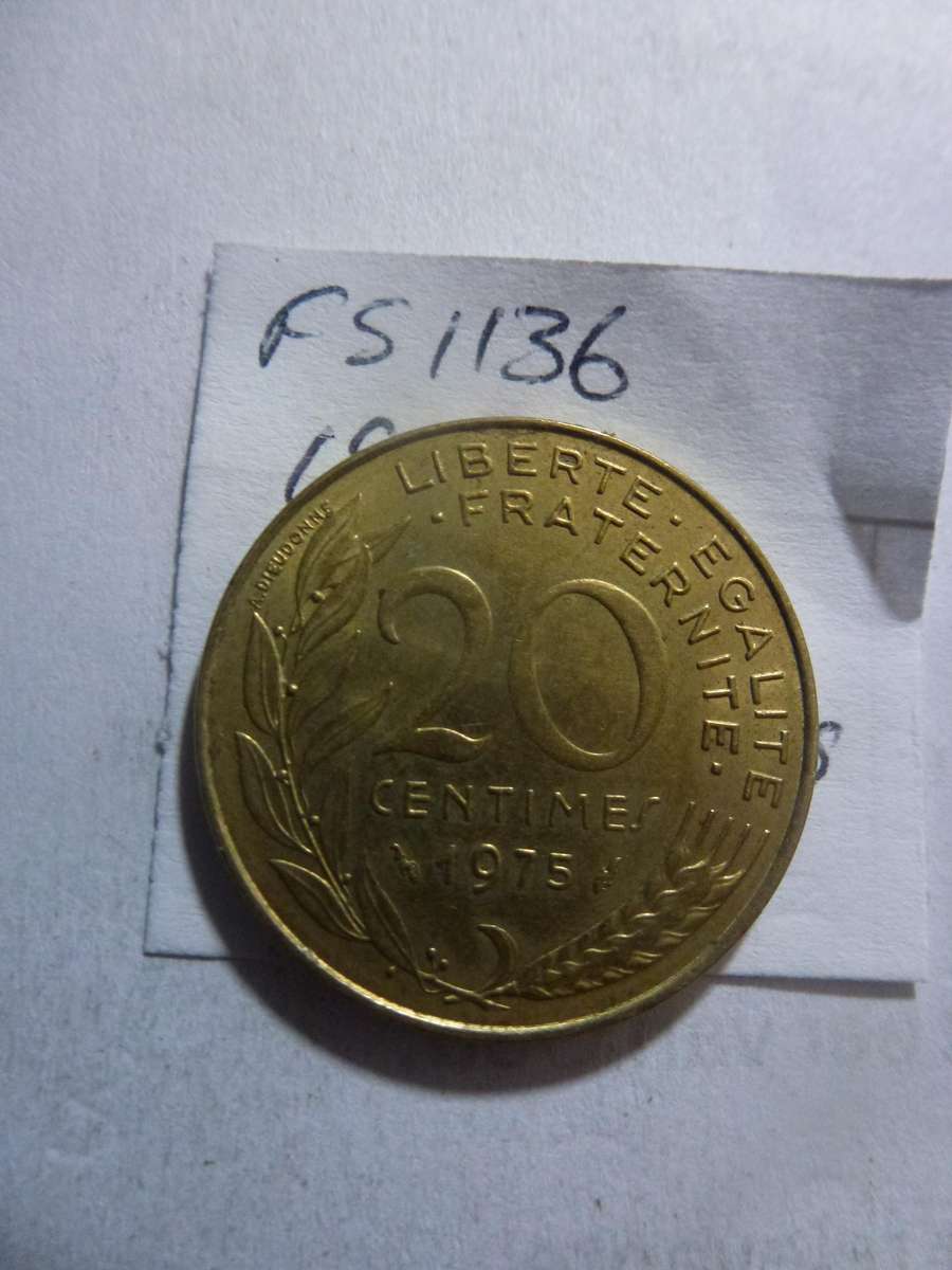 1975 France 20 centimes
