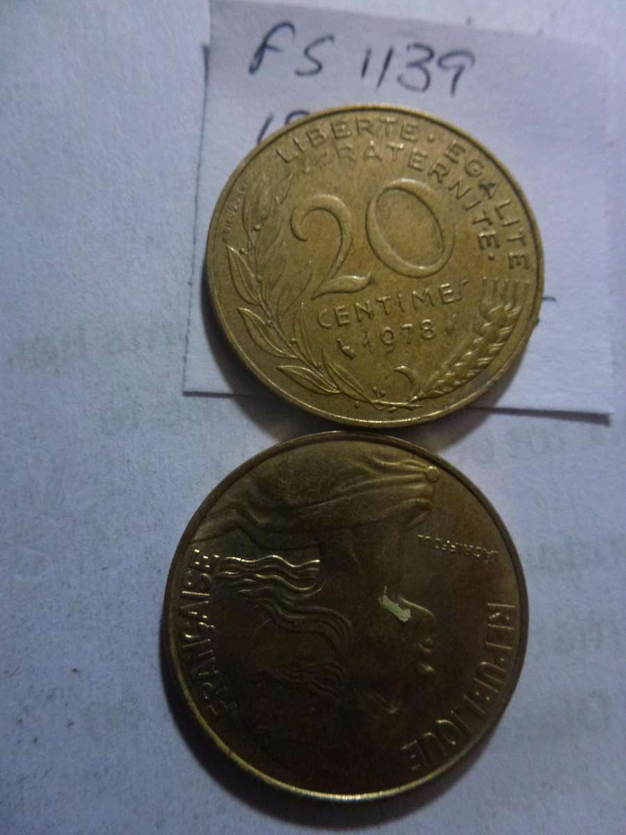 1978 France 20 centimes