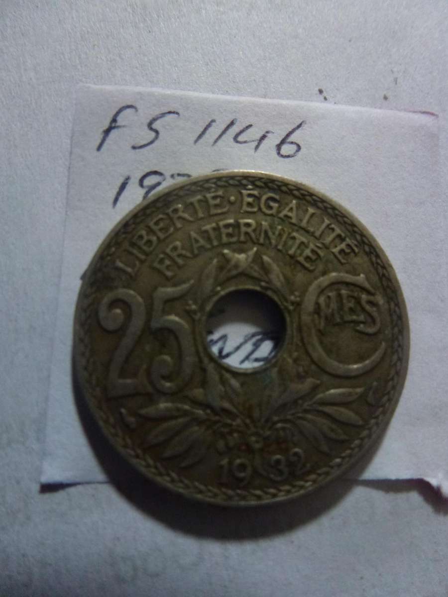1932 France 25 centimes