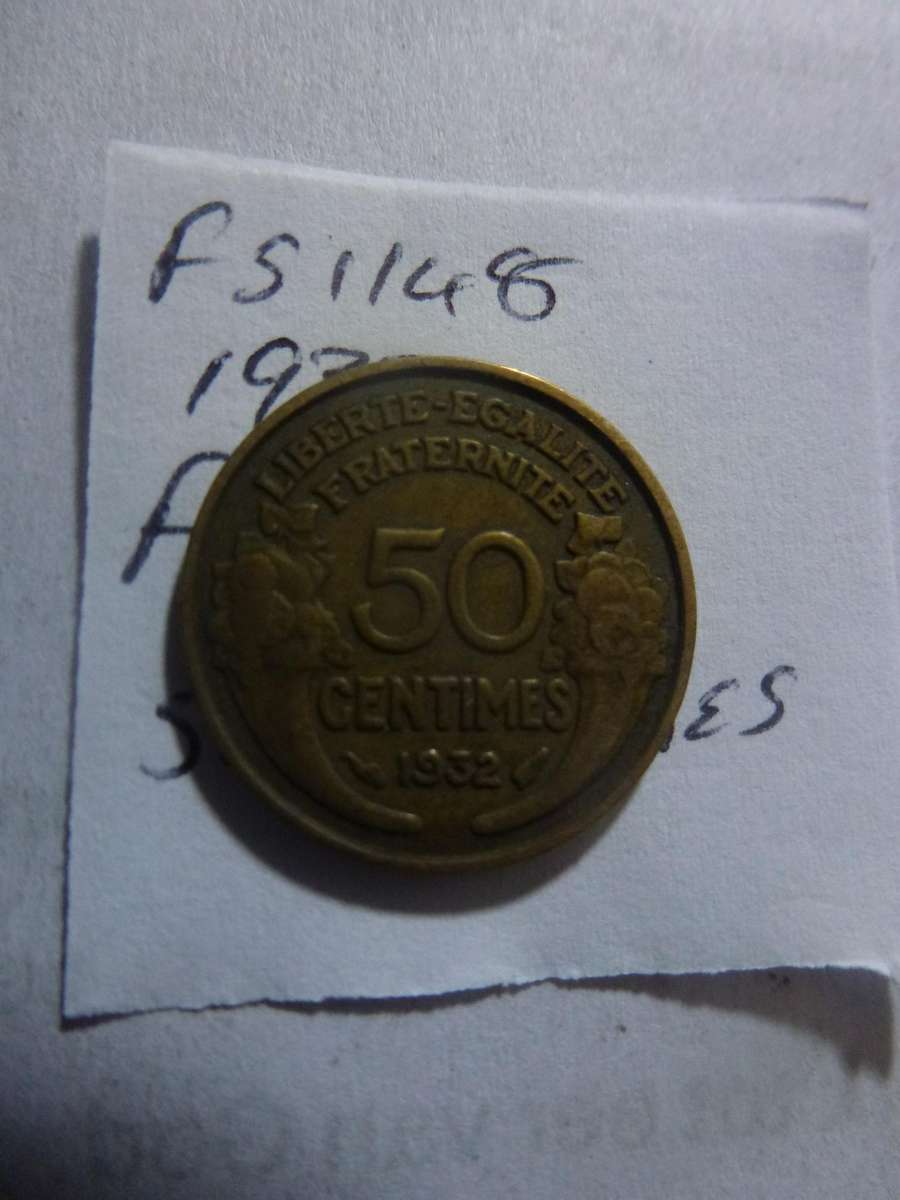 1932 France 50 centimes