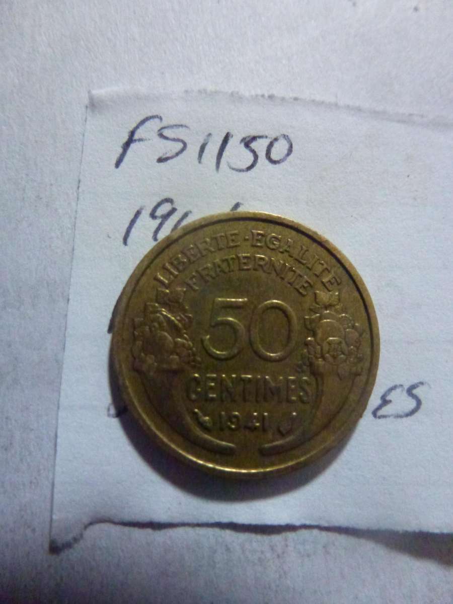 1941 France 50 centimes