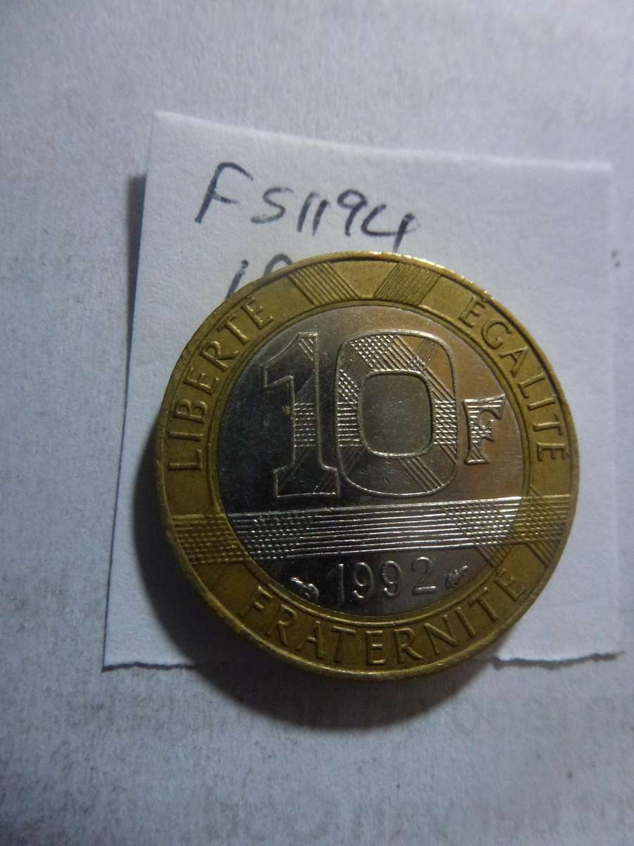 1992 France 10 franc