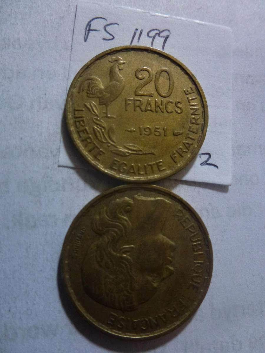 1951 France 20 franc