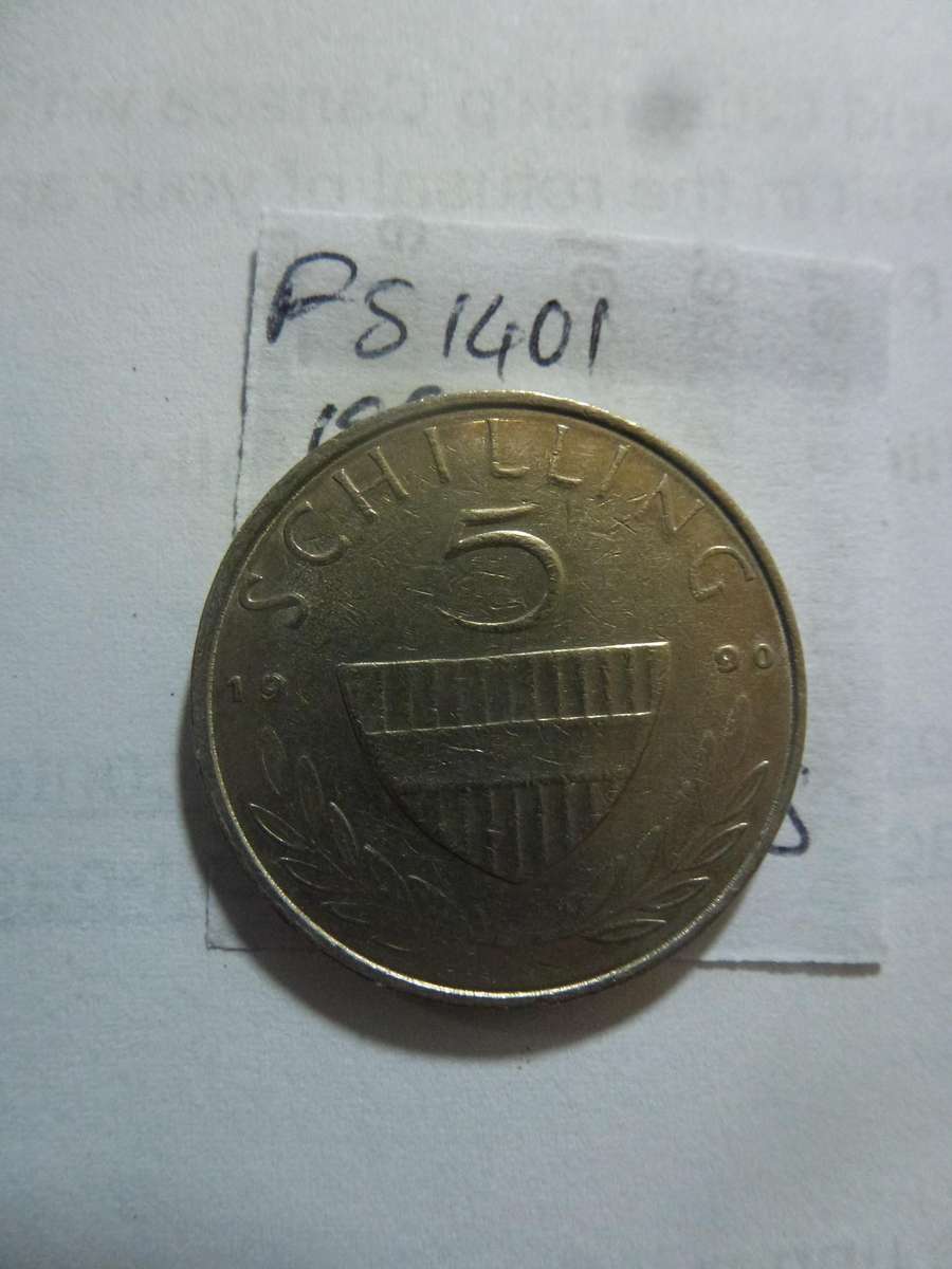1990 Austria 5 schilling