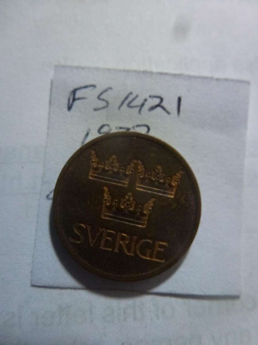 1972 Sweden 5 ore