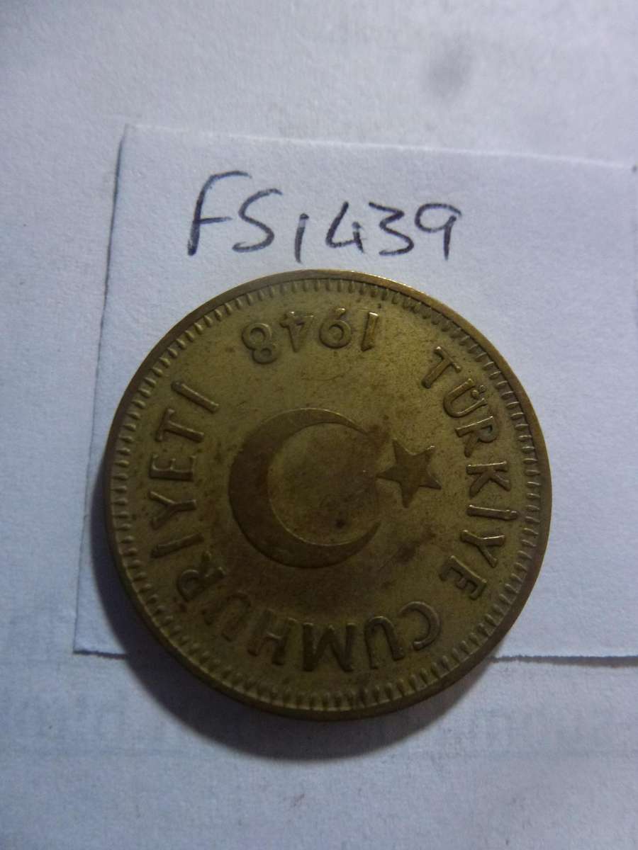 1948 Turkey 25 kurus