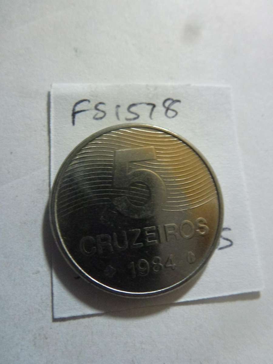 1984 Brazil 5 cruzeiro
