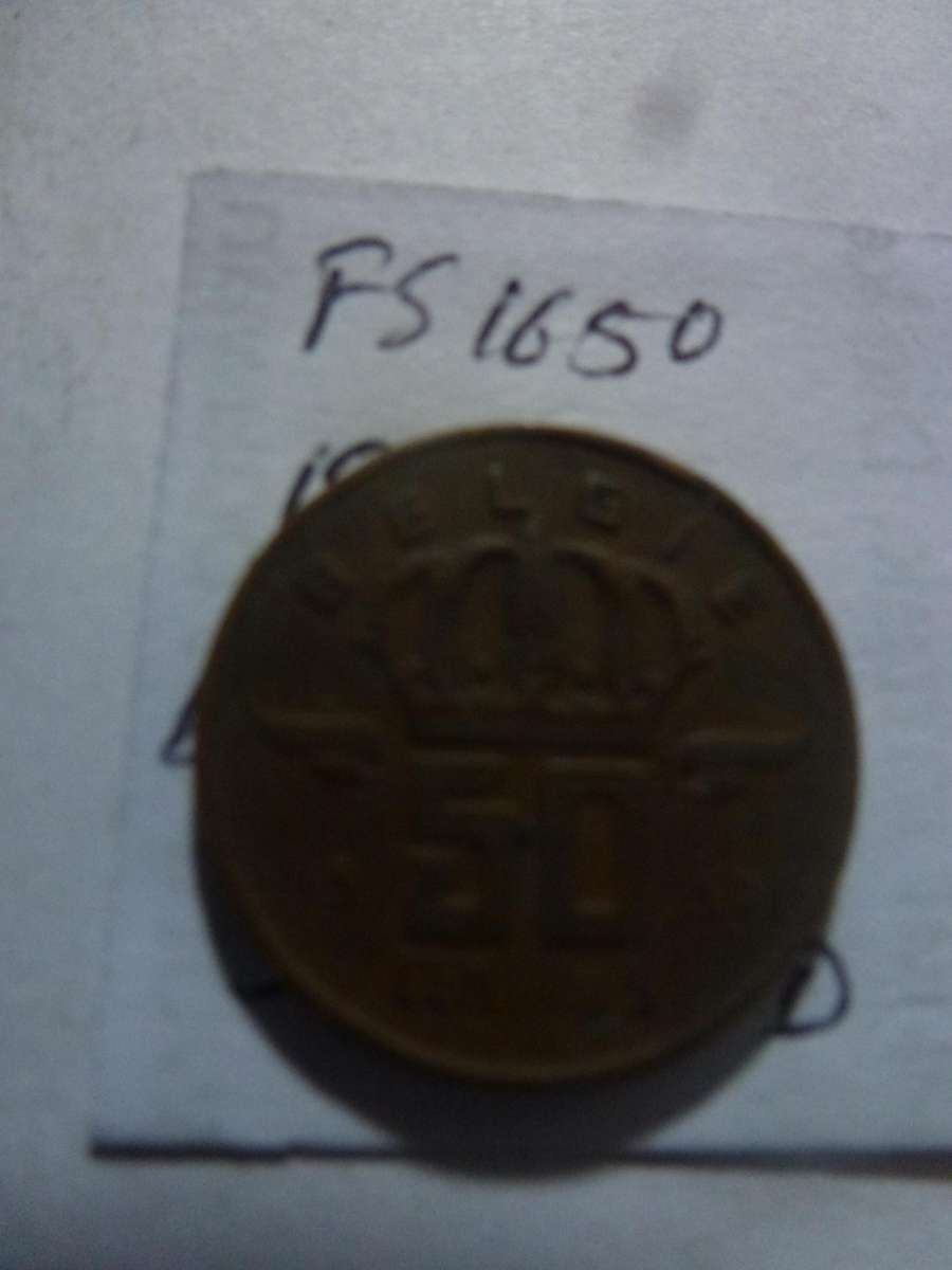 1957 Belgium 50 centimes Dutch