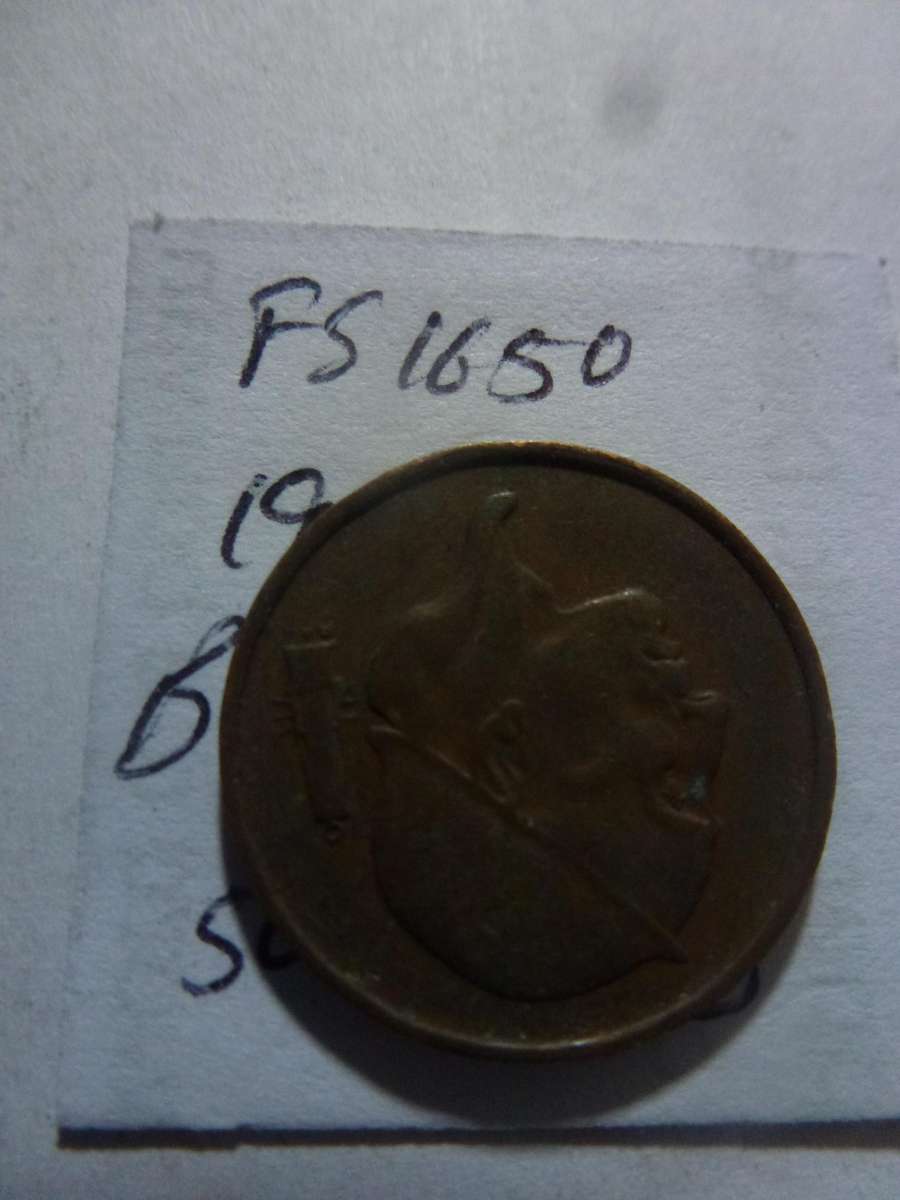 1957 Belgium 50 centimes Dutch
