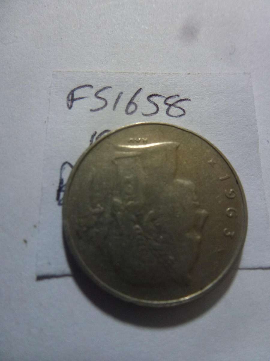 1963 Belgium 1 franc Dutch