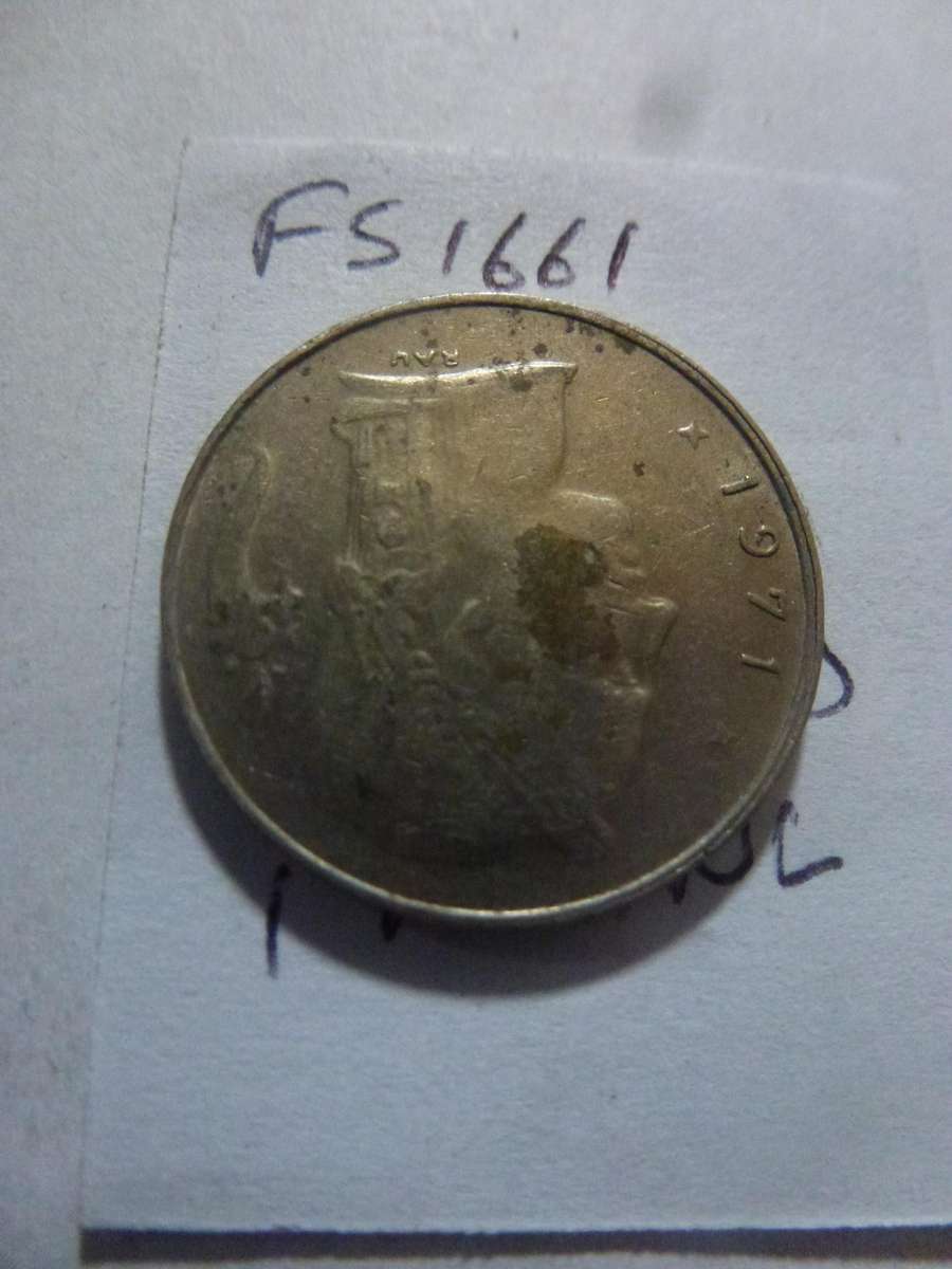 1971 Belgium 1 franc Dutch
