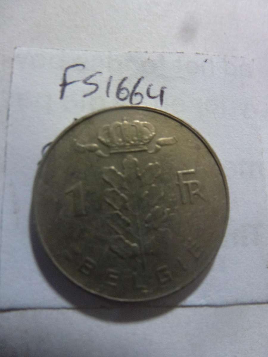 1974 Belgium 1 franc Dutch