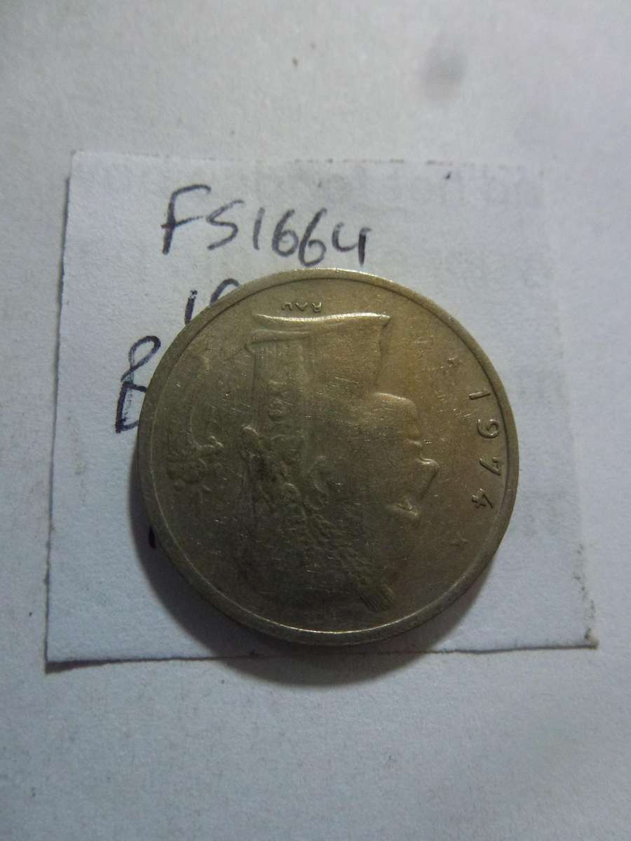 1974 Belgium 1 franc Dutch