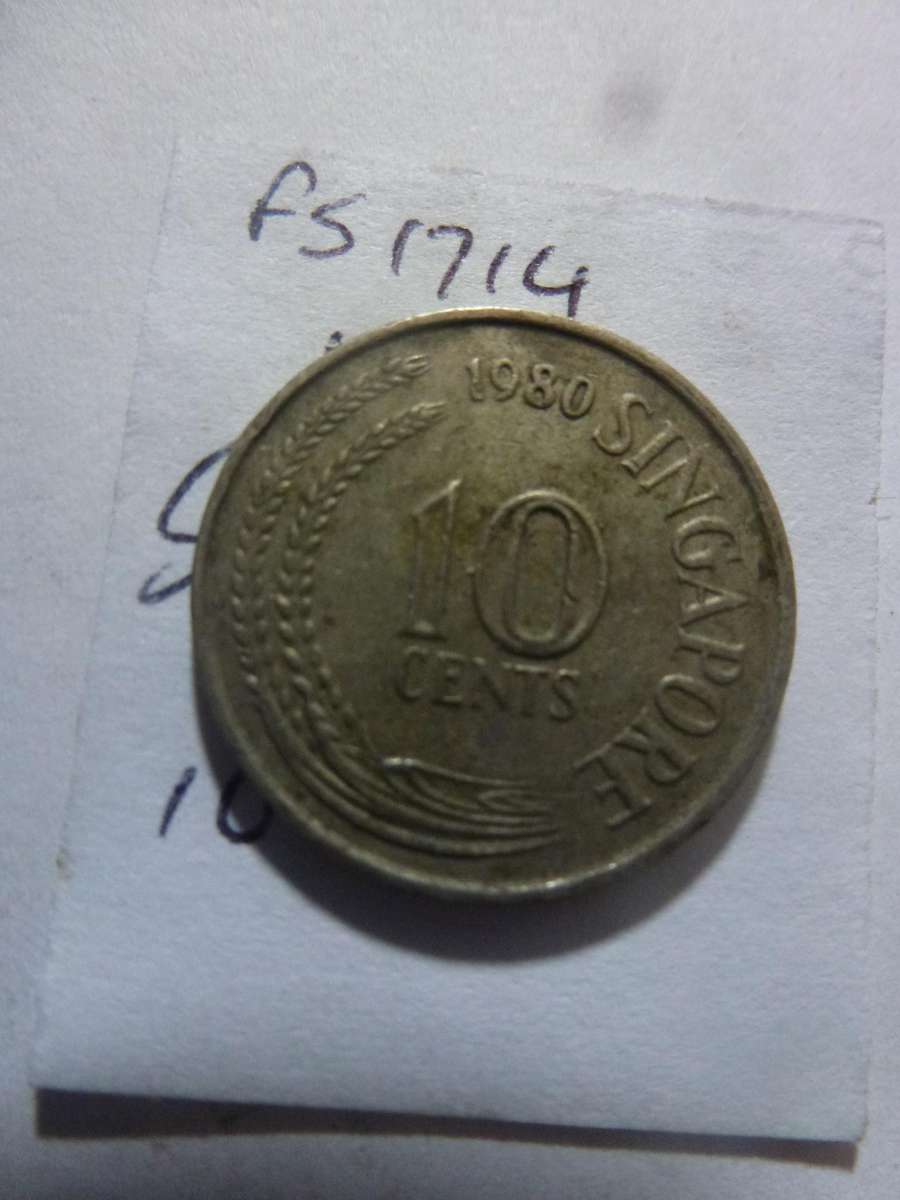 1980 Singapore 10 cent