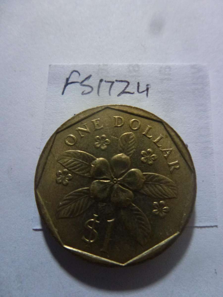 1988 Singapore 1 dollar