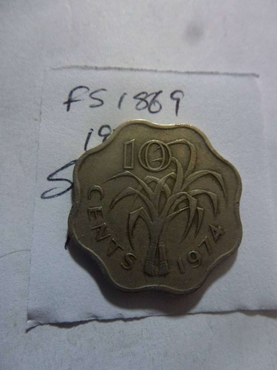 1974 Swaziland 10cent