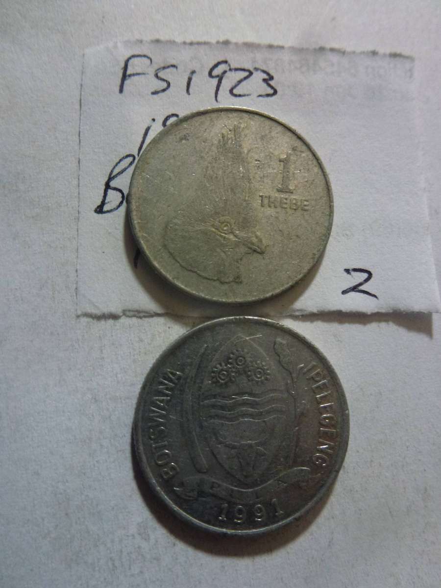 1991 Botswana 1 thebe