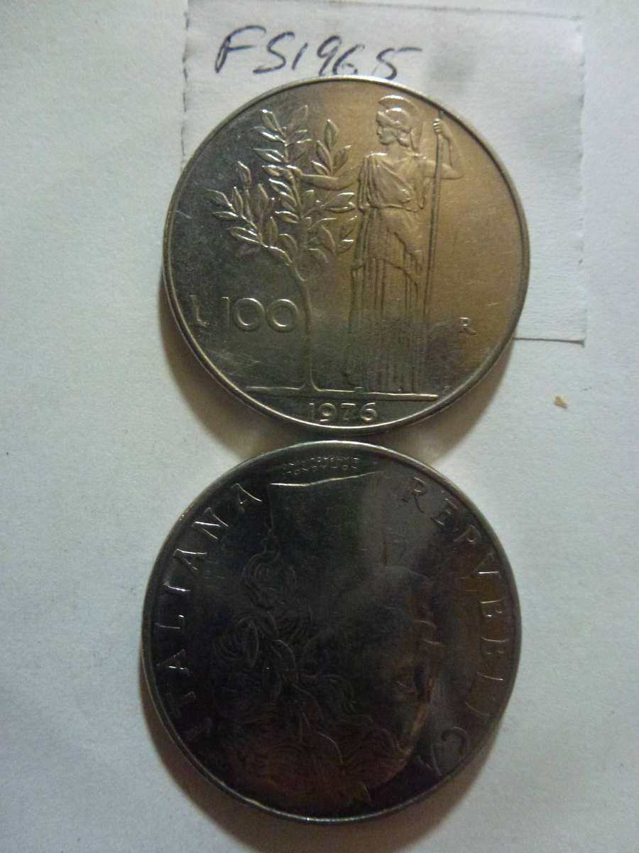 1976 Italy 100 lire