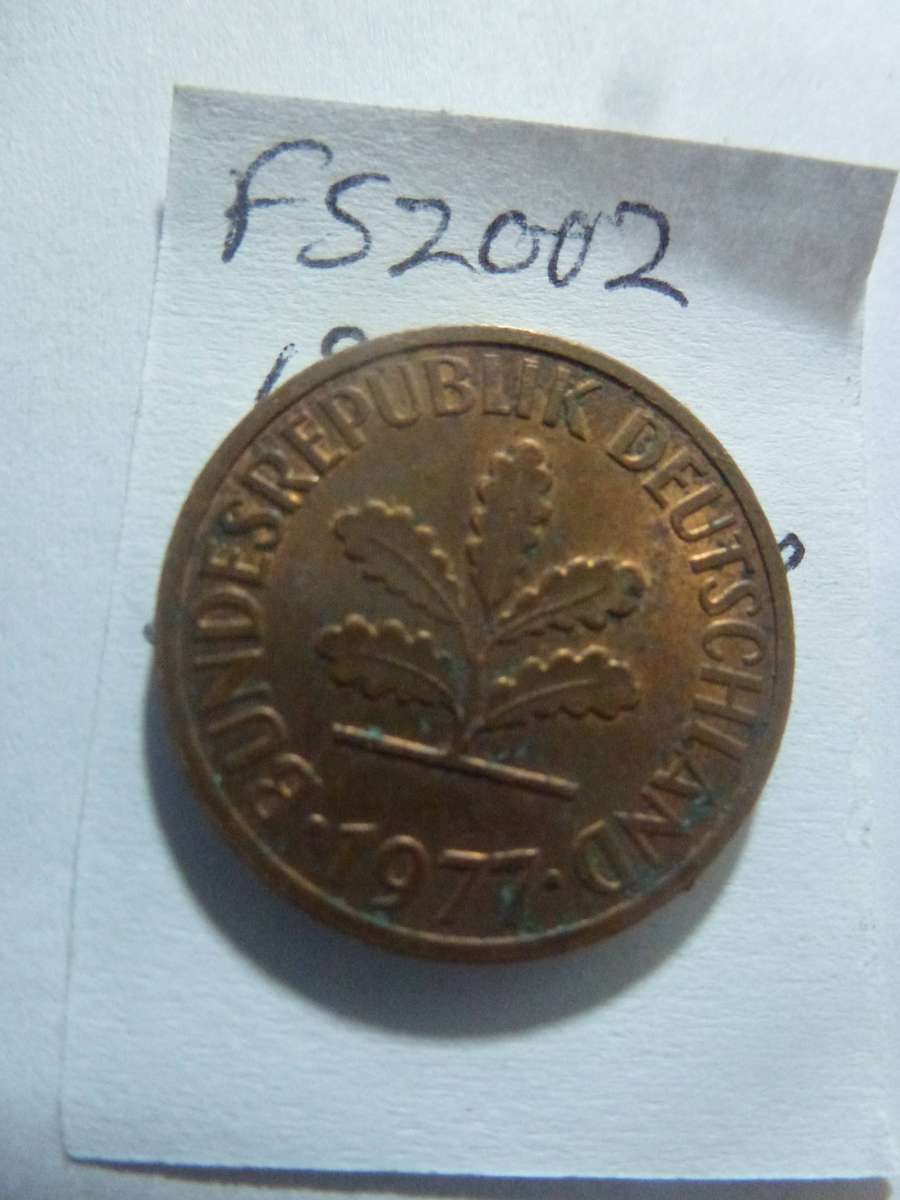 1977 Germany 2 pfennig