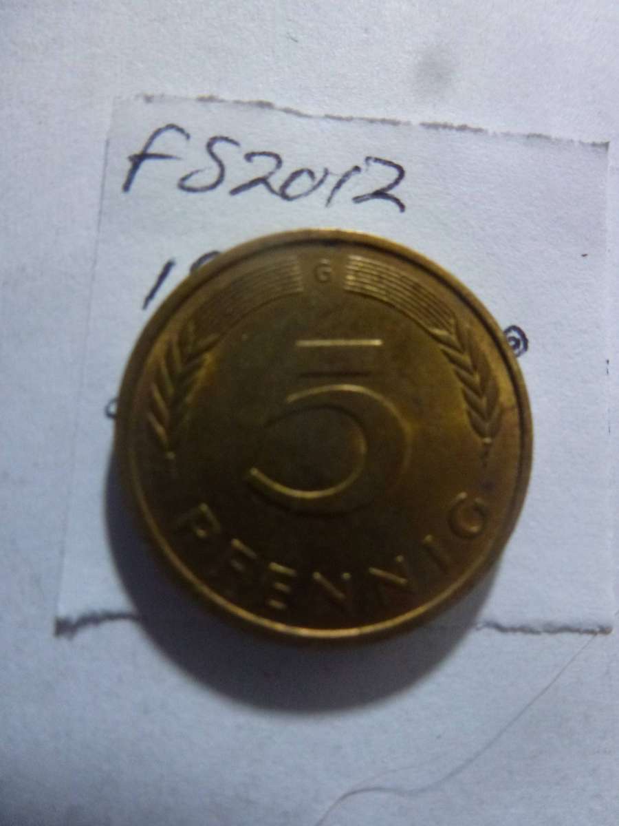 1979 Germany 5 pfennig