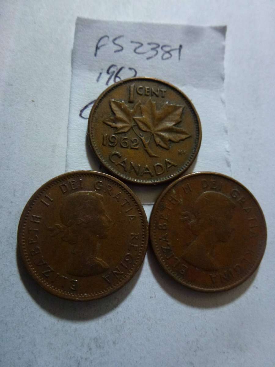 1962 Canada 1 cent