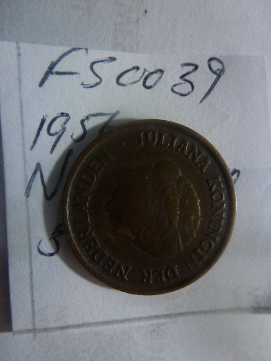 1956 Netherlands 5 cent