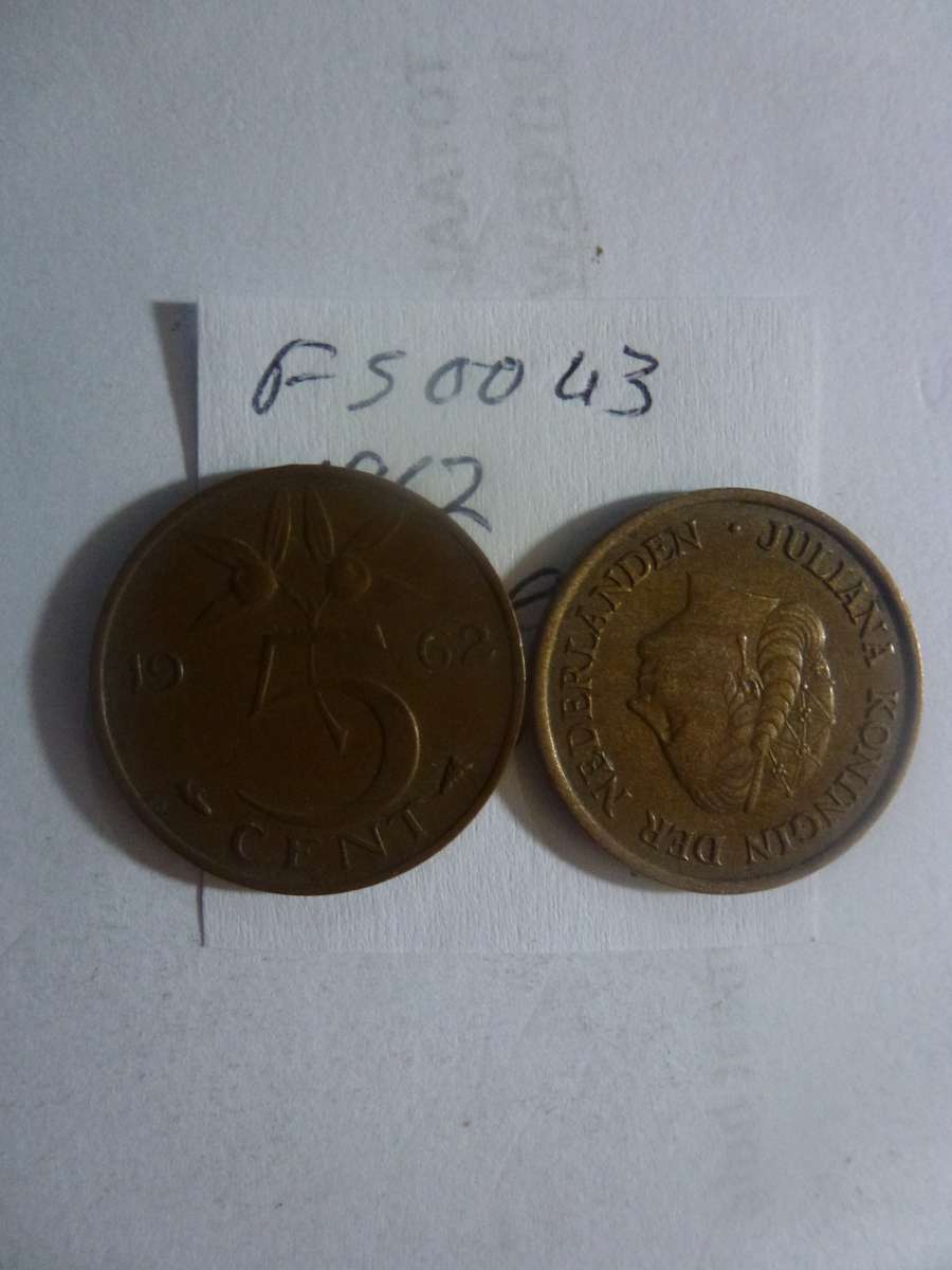 1962 Netherlands 5 cent
