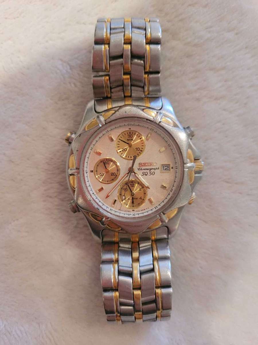 Seiko 7t32 chronograph works partially