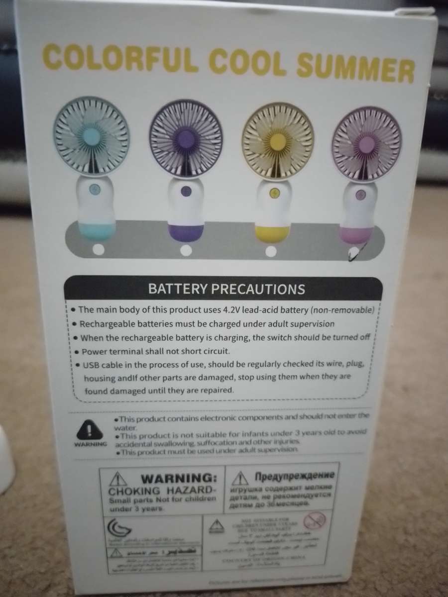FAN - MINI PORTABLE FAN - KEEP COOL - Brand New