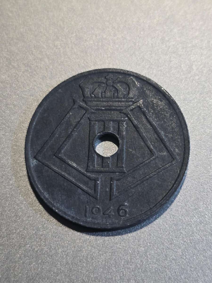 1946 Belgium 25c