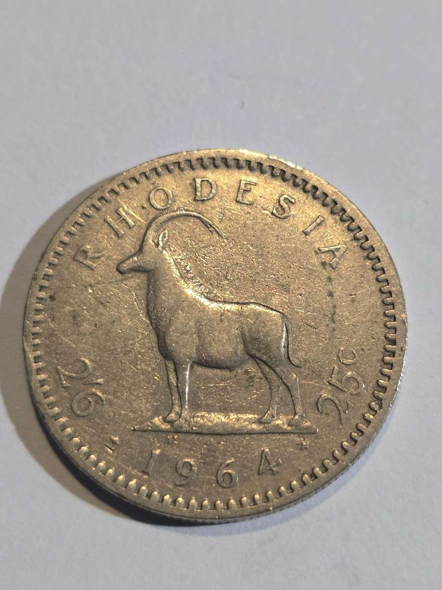 1964 Rhodesian 2.5 Shillings