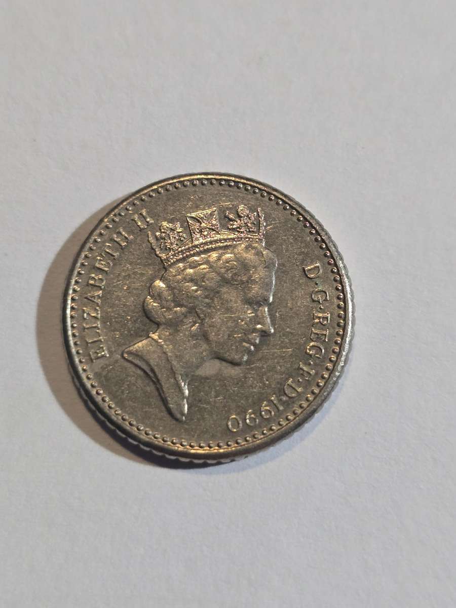 UK 5 Pence silver