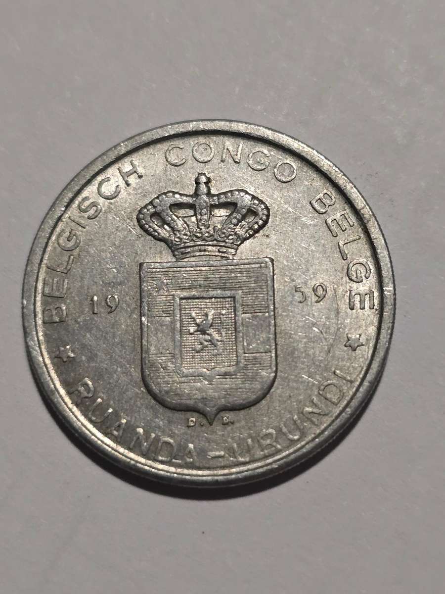 1959 Ruanda-Urundi coin