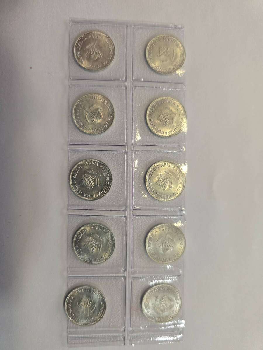 10 1961 First edition SA Tickeys Uncirculated