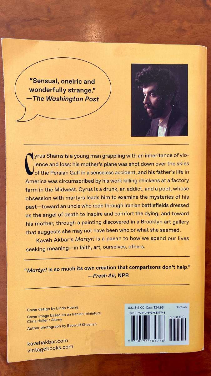 Martyr! by Kaveh Akbar