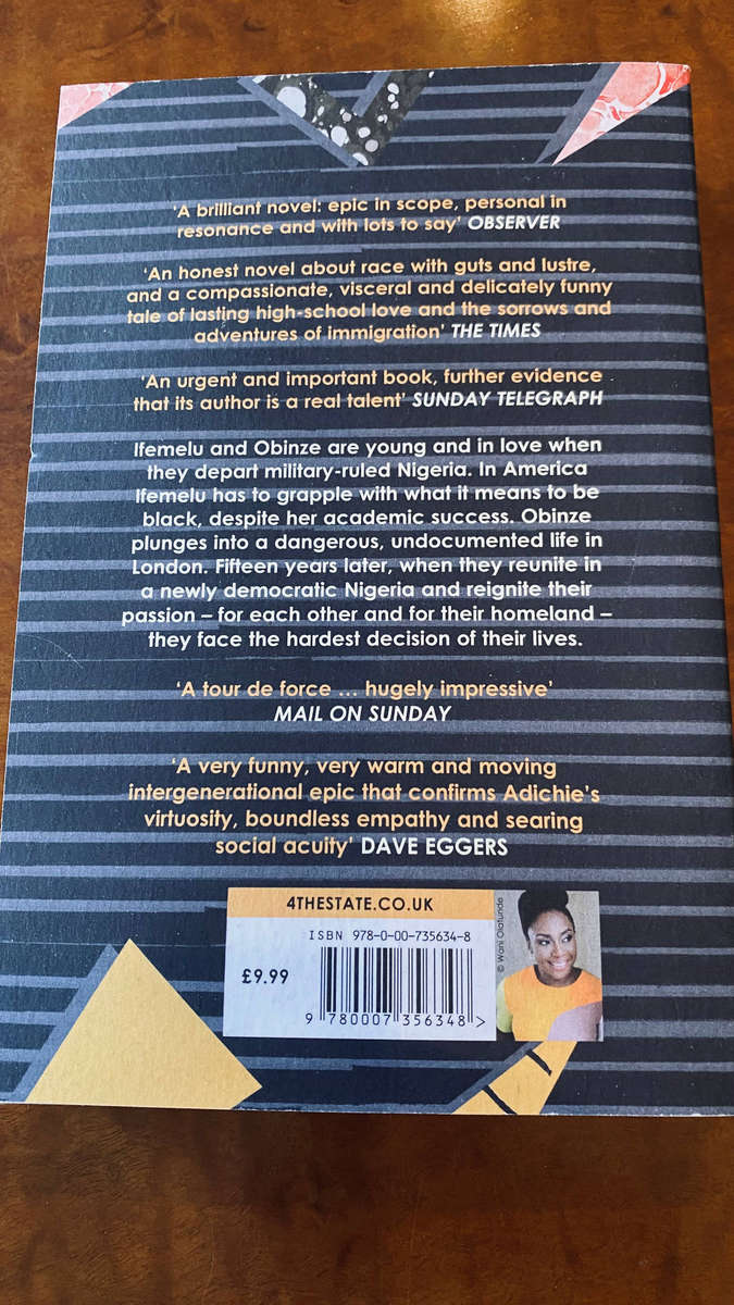 Americanah by Chimamanda Ngozi Adichie