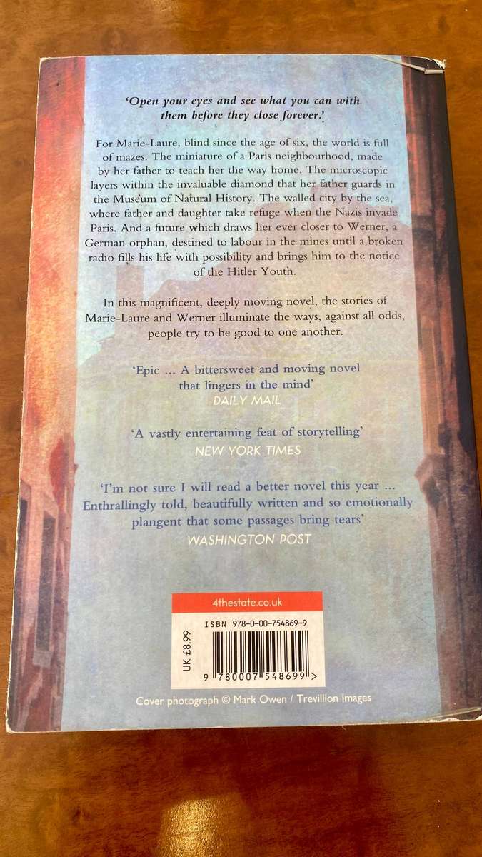 All the Light We Cannot See by Anthony Doerr