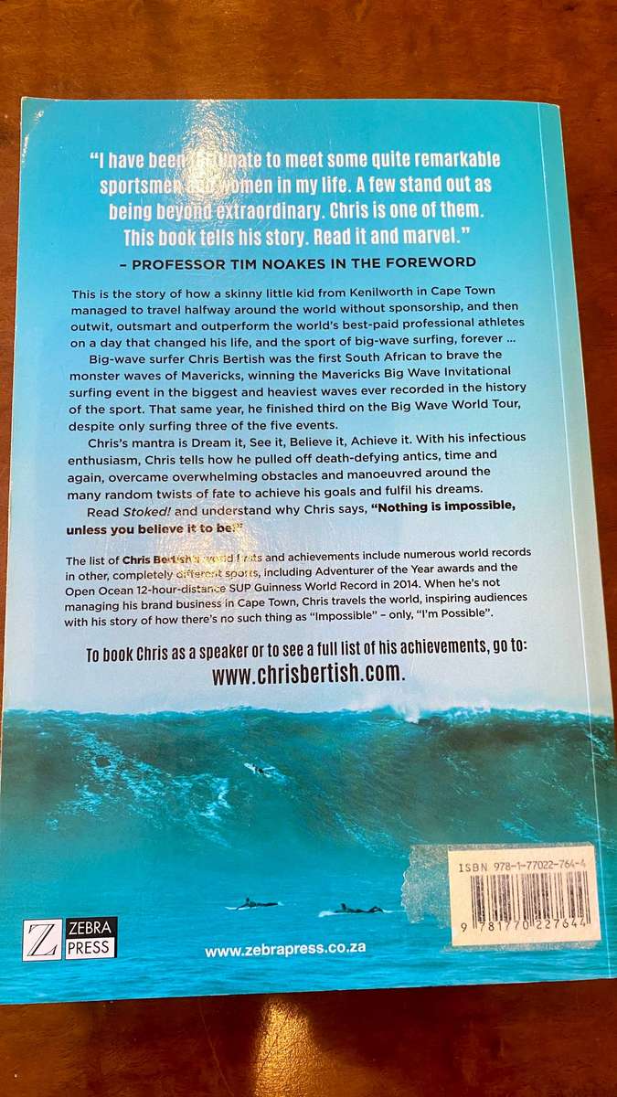 Stoked by Chris Bertish - South African Surfing Memoir, Paperback