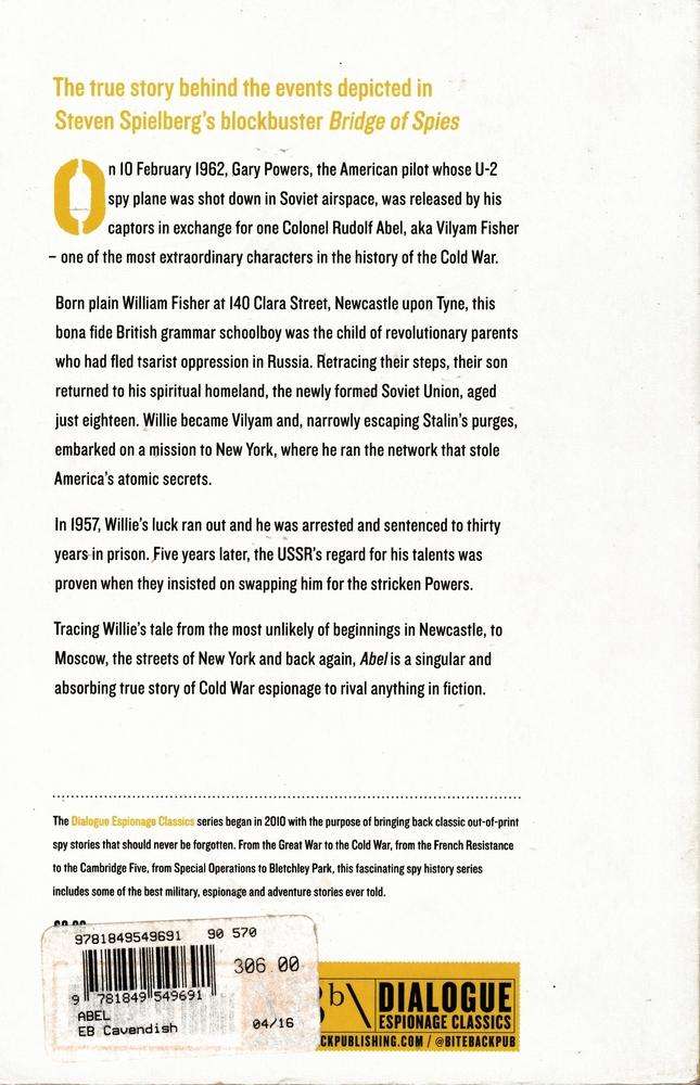 Vin Arthey - Abel (True Cold war spy swap)