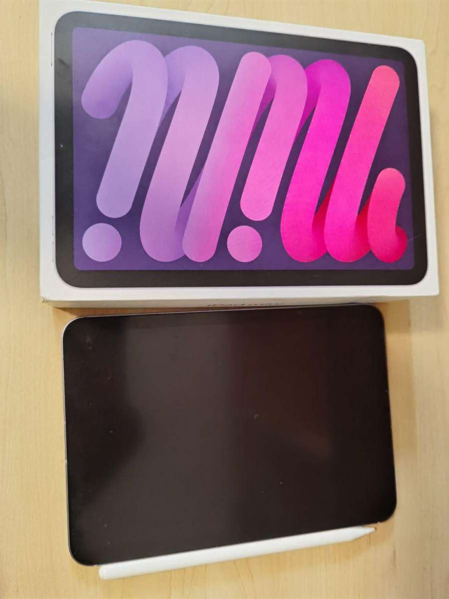 iPad Mini 6 + Paperlike Screen Protector & Pencil